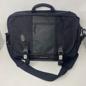 Timbuk2 Medium Messenger Laptop Backpack Black Convertible Commuter Bag